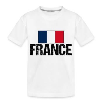 Français Français France - T-shirt bio Premium Enfant - blanc - Devant