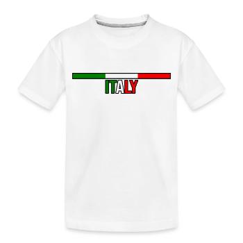 Italie Italien Italien Italie - T-shirt bio Premium Enfant - blanc - Devant