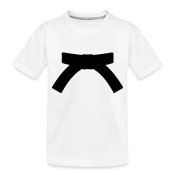ceinture - T-shirt bio Premium Enfant - blanc - Devant