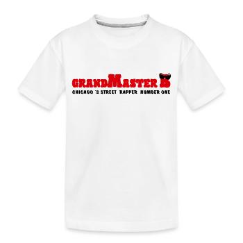 Grandmaster B - Kinder Premium Bio T-Shirt - Weiß - Vorne