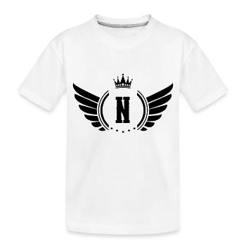 Armoiries n - T-shirt bio Premium Enfant - blanc - Devant