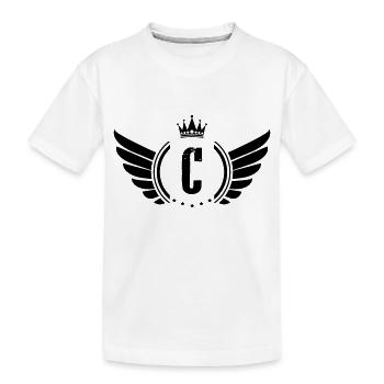 Armoiries C - T-shirt bio Premium Enfant - blanc - Devant