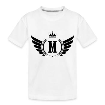 Armoiries M - T-shirt bio Premium Enfant - blanc - Devant