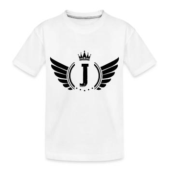 Armoiries J - T-shirt bio Premium Enfant - blanc - Devant