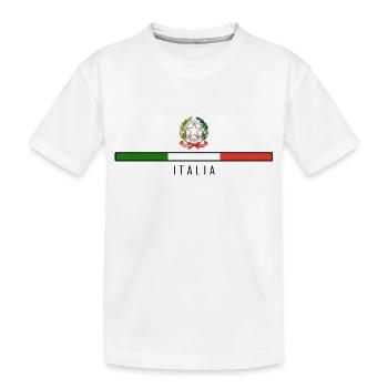 Italie Italien Italien Italie - T-shirt bio Premium Enfant - blanc - Devant