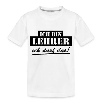 Dicton drôle image humour drôle idée cadeau - T-shirt bio Premium Enfant - blanc - Devant