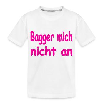 Party - Kinder Premium Bio T-Shirt - Weiß - Vorne