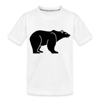 Ours polaire - T-shirt bio Premium Enfant - blanc - Devant