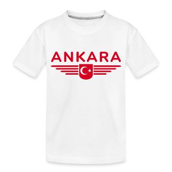 Türkei Ankara Türkiye Istanbul T Shirt Design - Kinder Premium Bio T-Shirt - Weiß - Vorne