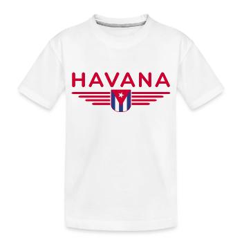 Havanna Style – Perfekt für Fans - Kinder Premium Bio T-Shirt - Weiß - Vorne