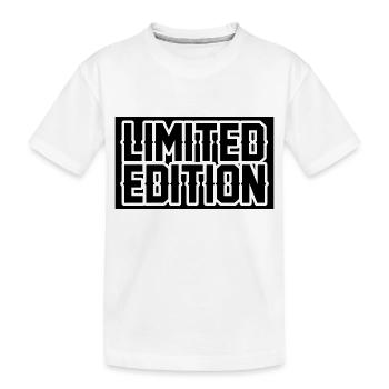 Limited Edition - Kids' Premium Organic T-Shirt - white - Front