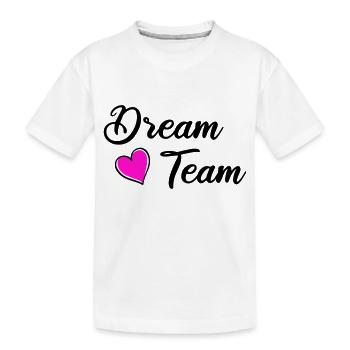 Équipe de rêve - T-shirt bio Premium Enfant - blanc - Devant