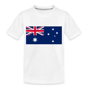 Australien - Kinder Premium Bio T-Shirt - Weiß - Vorne