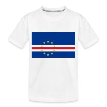 Kap Verde - Kinder Premium Bio T-Shirt - Weiß - Vorne