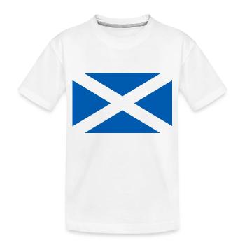Schottland - Kinder Premium Bio T-Shirt - Weiß - Vorne
