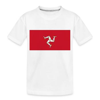 Isle of Man - Kids' Premium Organic T-Shirt - white - Front