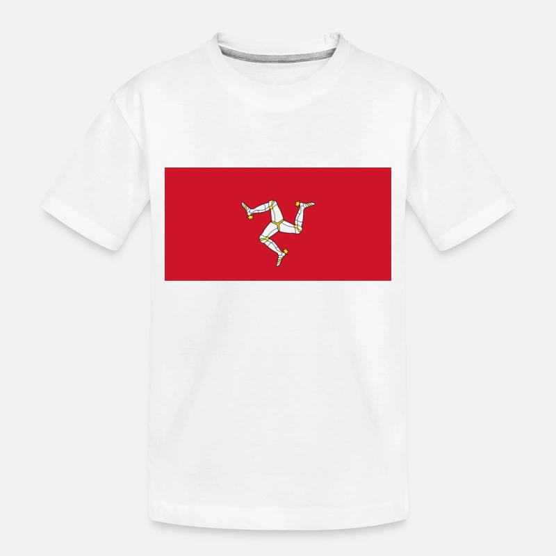 Île de Man - T-shirt bio Premium Enfant - blanc