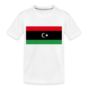 Libya - Kids' Premium Organic T-Shirt - white - Front
