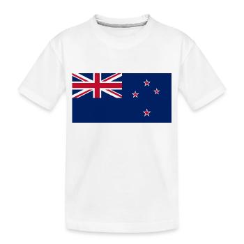 Nouvelle-Zélande - T-shirt bio Premium Enfant - blanc - Devant