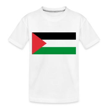 Palästina - Kinder Premium Bio T-Shirt - Weiß - Vorne