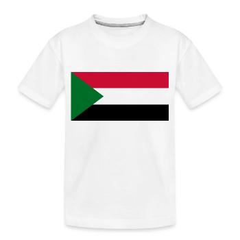 Sudan - Kids' Premium Organic T-Shirt - white - Front