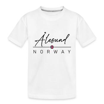 Norvège - Alesund - Norvège - Norvège - T-shirt bio Premium Enfant - blanc - Devant