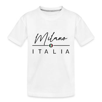 Italia - Milano - Milan - Italien - Italy - Kids' Premium Organic T-Shirt - white - Front
