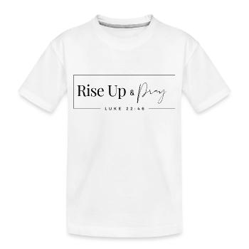 Bete - Kinder Premium Bio T-Shirt - Weiß - Vorne