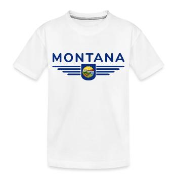 Montana Fan T-Shirt – Parfait pour les fans ! - T-shirt bio Premium Enfant - blanc - Devant