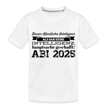 Abitur - Kinder Premium Bio T-Shirt - Weiß - Vorne