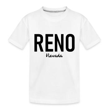 Reno - Nevada - USA - United States of America - Kids' Premium Organic T-Shirt - white - Front