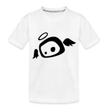Angel Sow - Kids' Premium Organic T-Shirt - white - Front