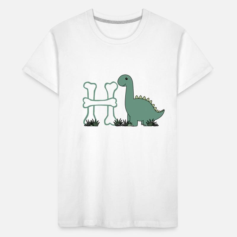 Buchstabe H Kinder Premium Bio T-Shirt