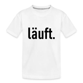 score. - Jogging - Course à pied - Course à pied - Fitness sportif - T-shirt bio Premium Enfant - blanc - Devant