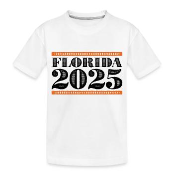 Floride 2025 - T-shirt bio Premium Enfant - blanc - Devant