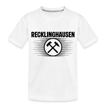 Recklinghausen Glueck auf Bergbau - Kinder Premium Bio T-Shirt - Weiß - Vorne