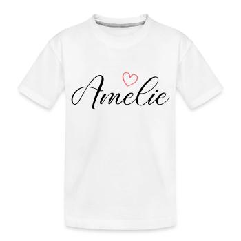Nom d’Amélie - T-shirt bio Premium Enfant - blanc - Devant