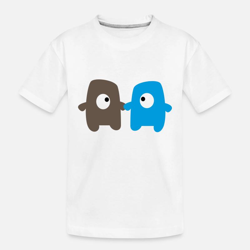 Monsters in love - T-shirt bio Premium Enfant - blanc