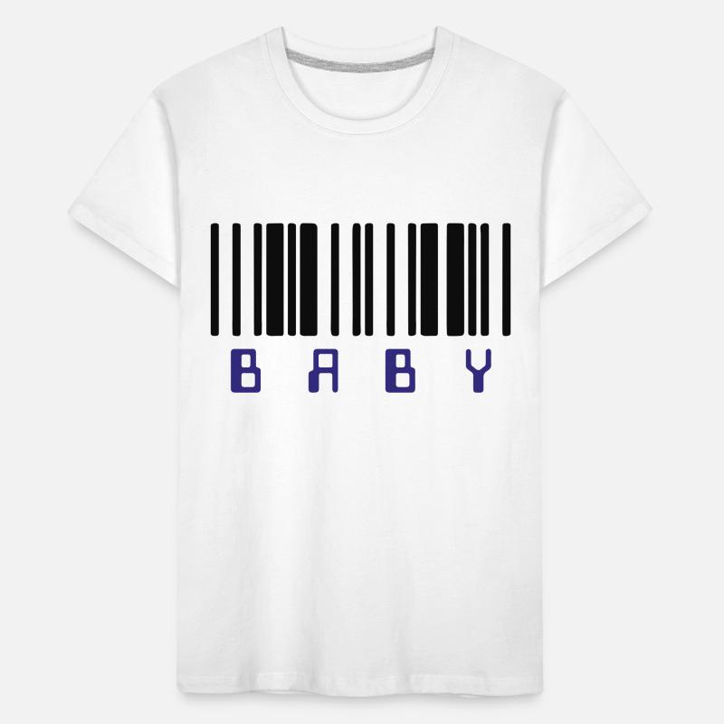 Code à Barres Bébé T-shirt bio Premium Enfant