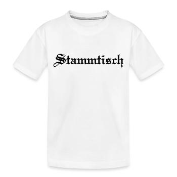 Stammtisch - Kickershirt - Kinder Premium Bio T-Shirt - Weiß - Vorne