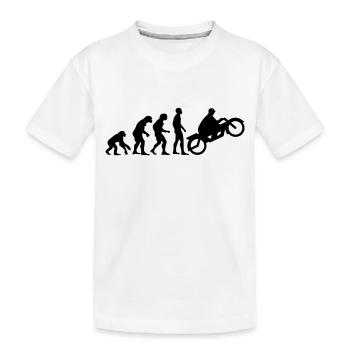 évolution du moteur 2 - T-shirt bio Premium Enfant - blanc - Devant