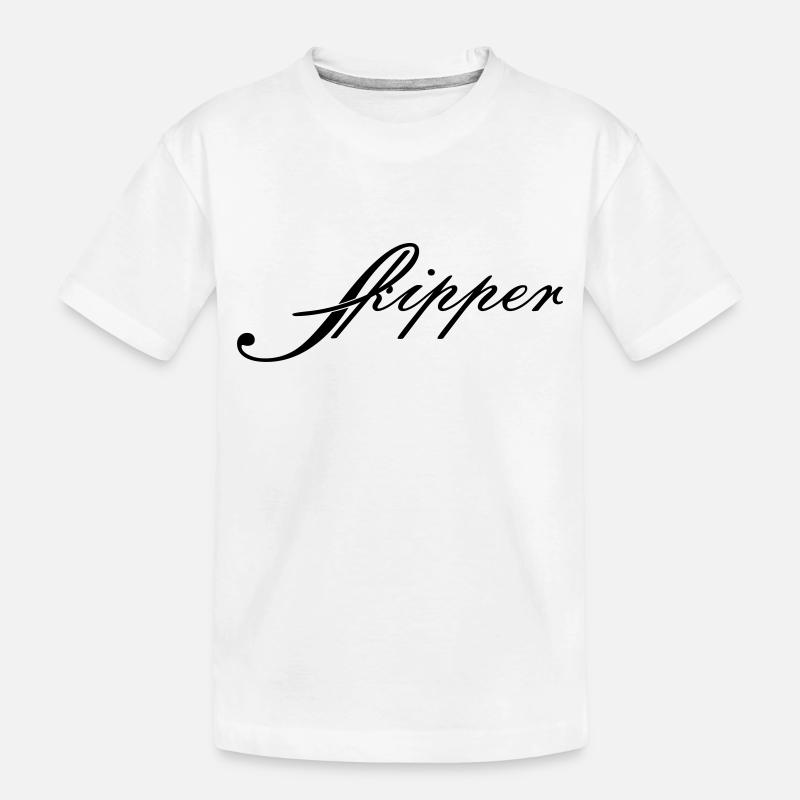 skipper_vec_1 de - Kinder Premium Bio T-Shirt - Weiß