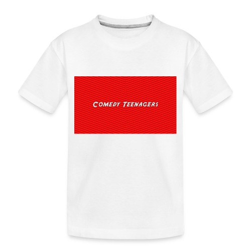 Red Comedy Teenagers T Shirt - Ekologisk premium-T-shirt barn