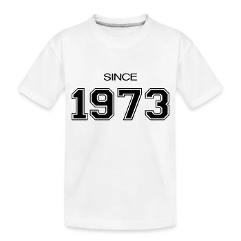 cadeau d'anniversaire 1973 - T-shirt bio Premium Enfant - blanc - Devant