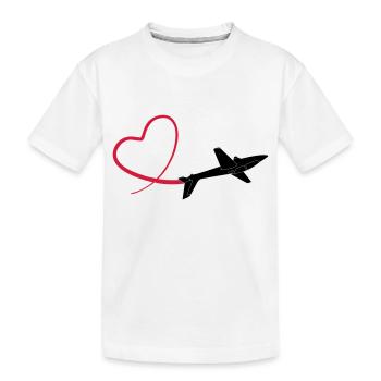 sailplane fox glider - T-shirt bio Premium Enfant - blanc - Devant