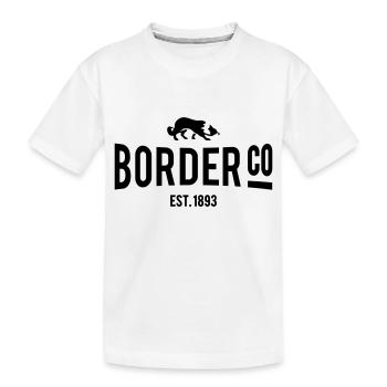 Border Co - T-shirt bio Premium Enfant - blanc - Devant
