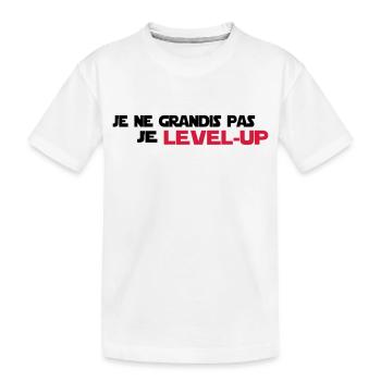 je ne grandis pas - T-shirt bio Premium Enfant - blanc - Devant