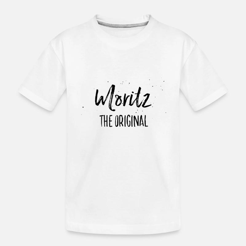 Moritz - Kinder Premium Bio T-Shirt - Weiß
