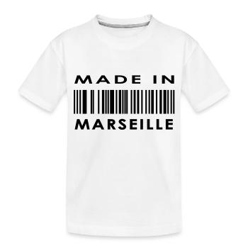 Marseille - T-shirt bio Premium Enfant - blanc - Devant