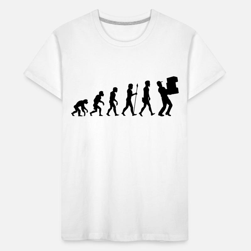 Evolution package delivery t-shirt postman gift Kids' Premium Organic T-Shirt